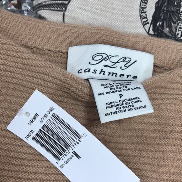 PLY CASHMERE Mock Neck Jumper - Picture 4 of 4